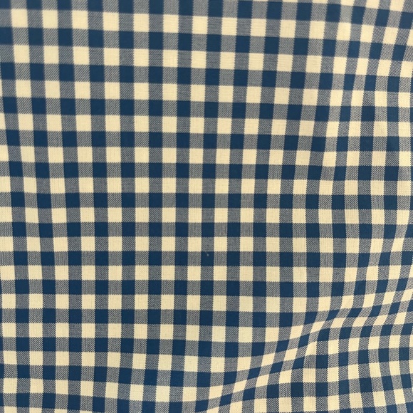 Men’s Barbell Blue Gingham Shirt Sleeve Button Down - Size L - Picture 5 of 6